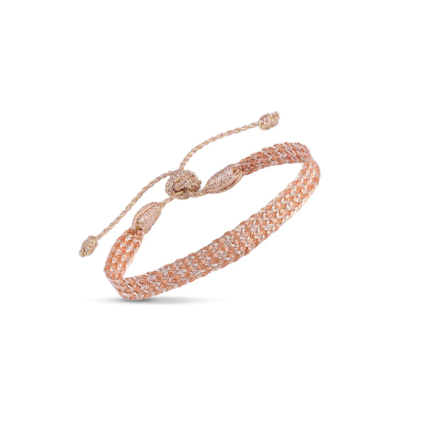 Bracelet Ania - Rose Gold Amber
