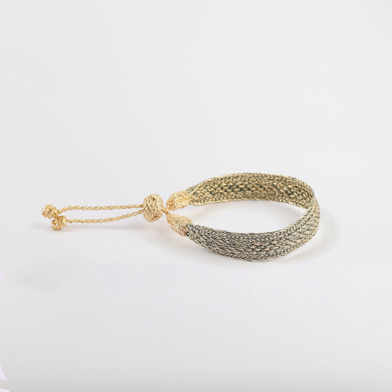 Bracelet Izy - Gold Khaki