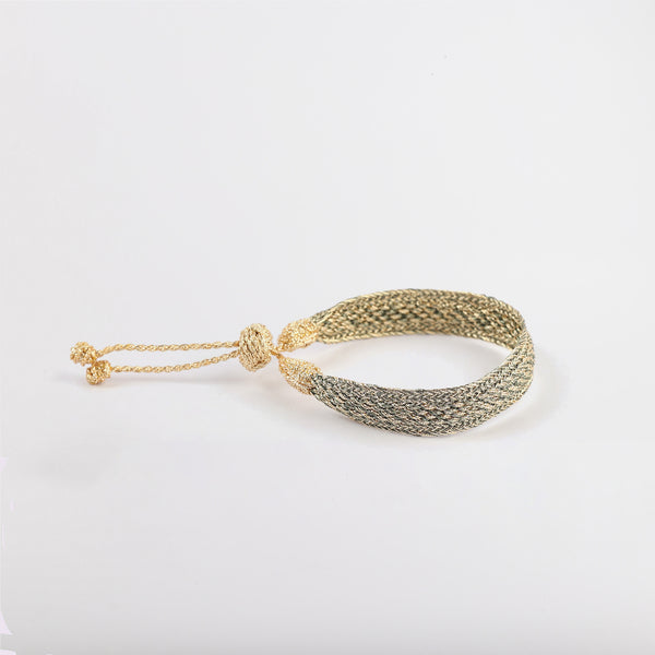 Bracelet Izy - Gold Khaki