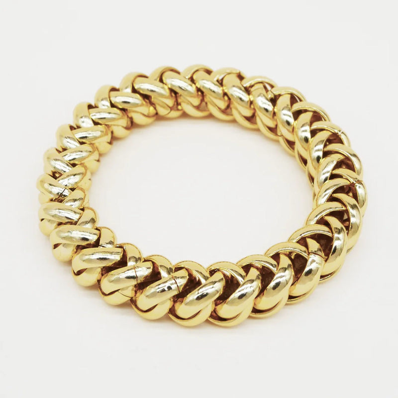 Hair Ties Bracelet - Gold Chain Bichou