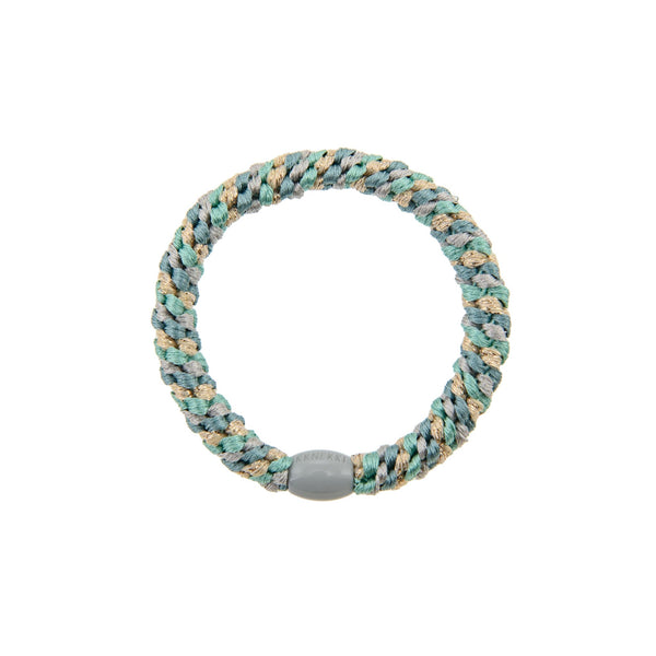 Hair Ties - MIX TEAL GOLD GLITTER