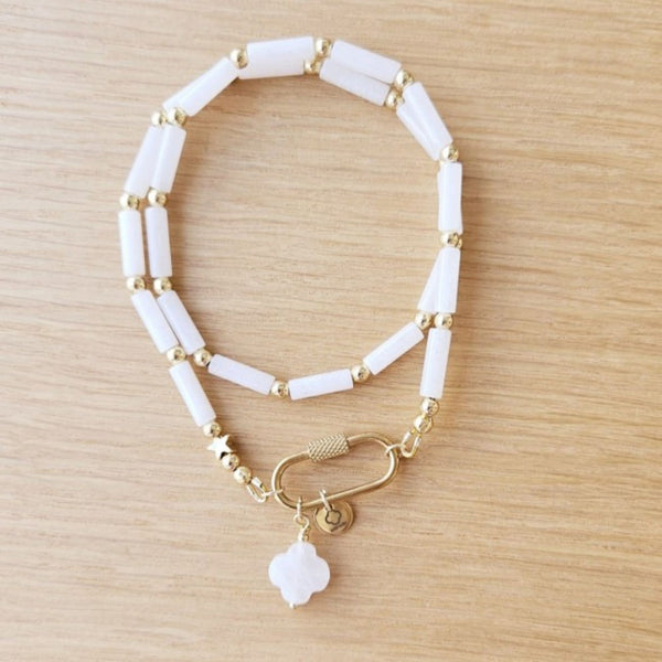 Necklace White Jade