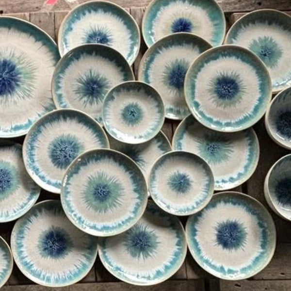 Ceramics Sharing Plate - Blue