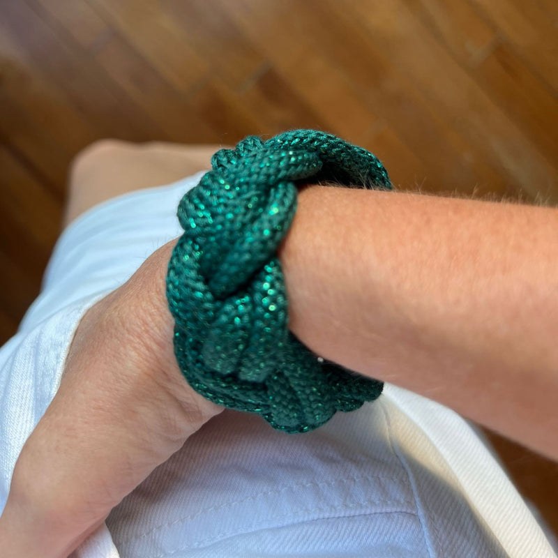 Cuff Bracelet Malicieuse - Emerald Green
