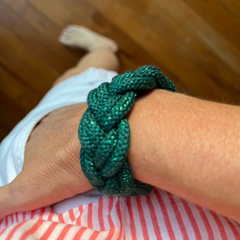 Cuff Bracelet Malicieuse - Emerald Green