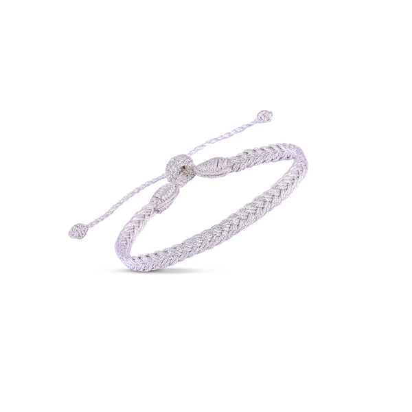 Bracelet Eya Braided - Silver