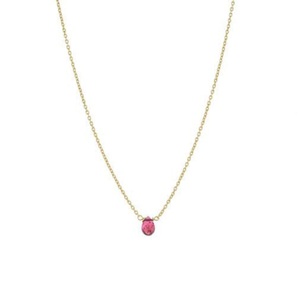 Necklace Drop Garnet