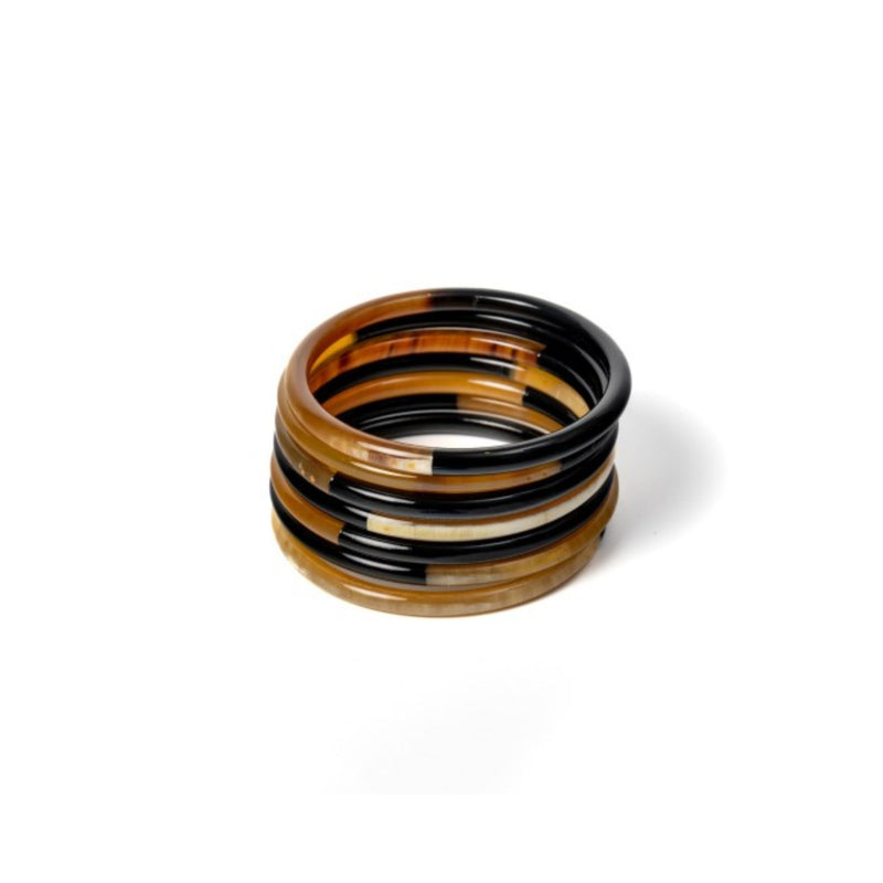 Horn Bangle - Black