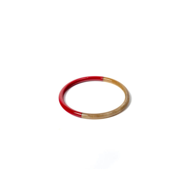 Horn Bangle - Cherry