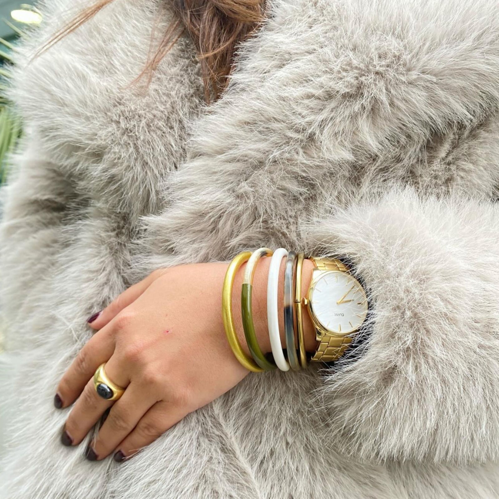 Horn Bangle - Gold – EDITION LIMITEE Singapore