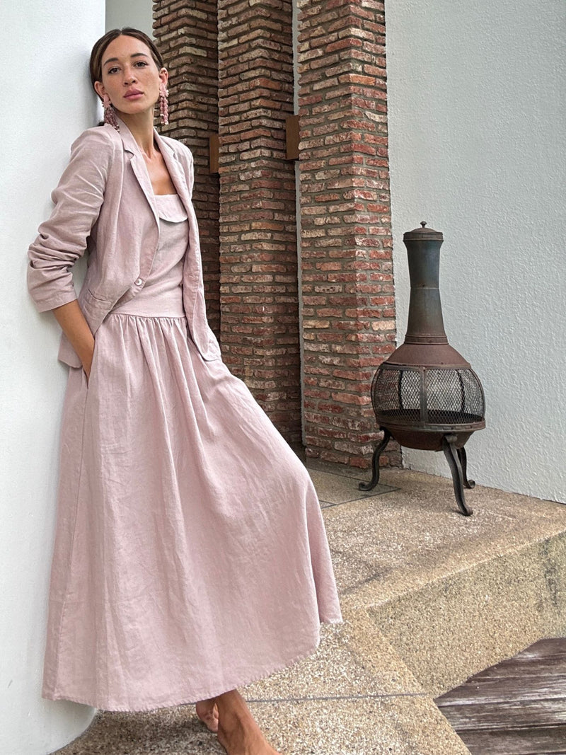 Suit Jacket - Ash Pink