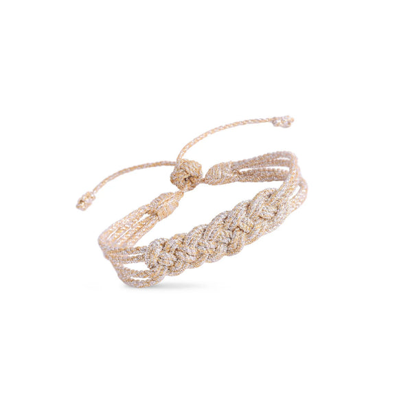 Lace Bracelet - Gold and Silver