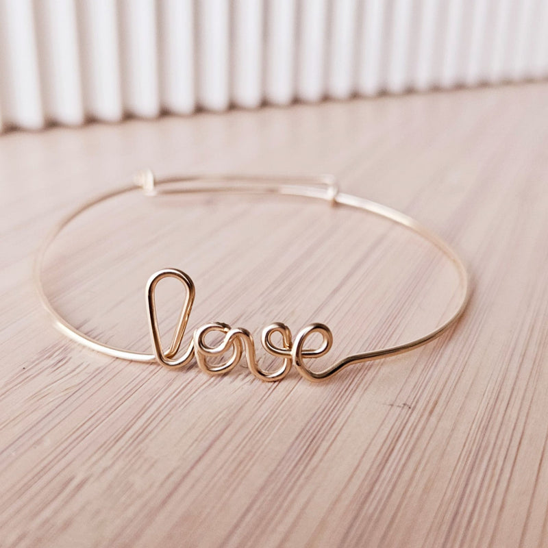 Bracelet Love - Gold filled