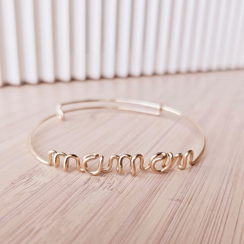 Bracelet Maman - Gold filled