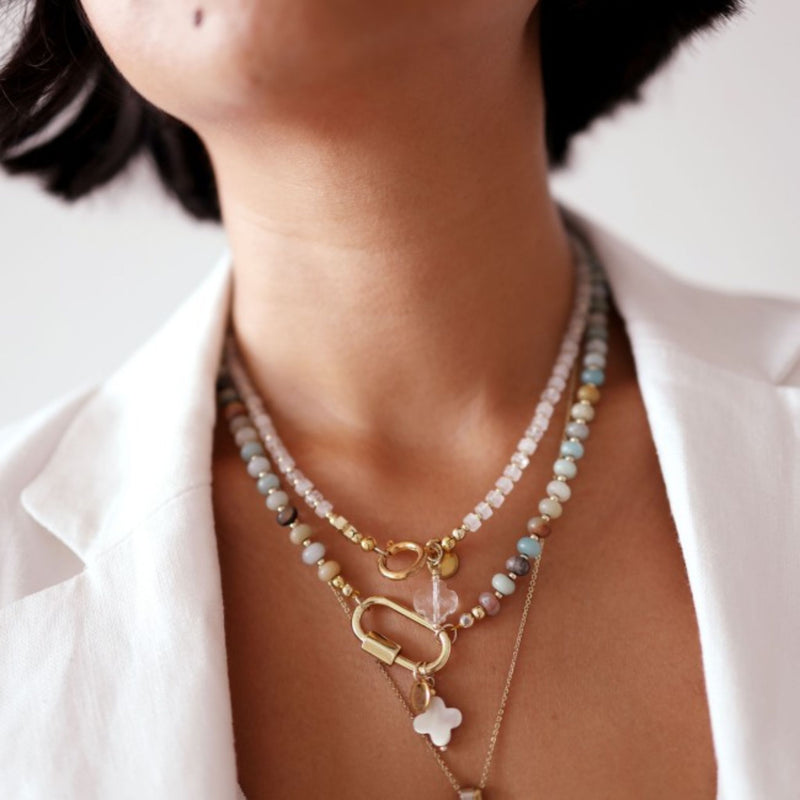 Necklace White Jade Xs