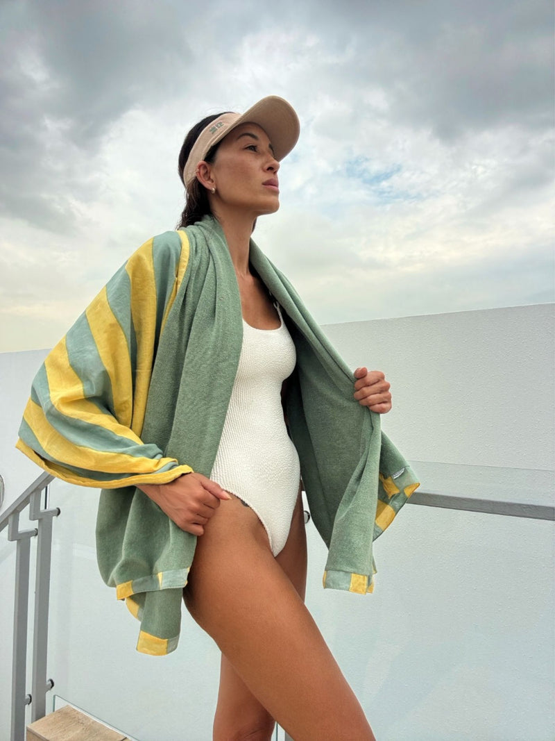 Beach Towel - Sun / Celadon
