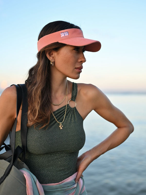 Swimming Suit Lauria - Khaki Shinny
