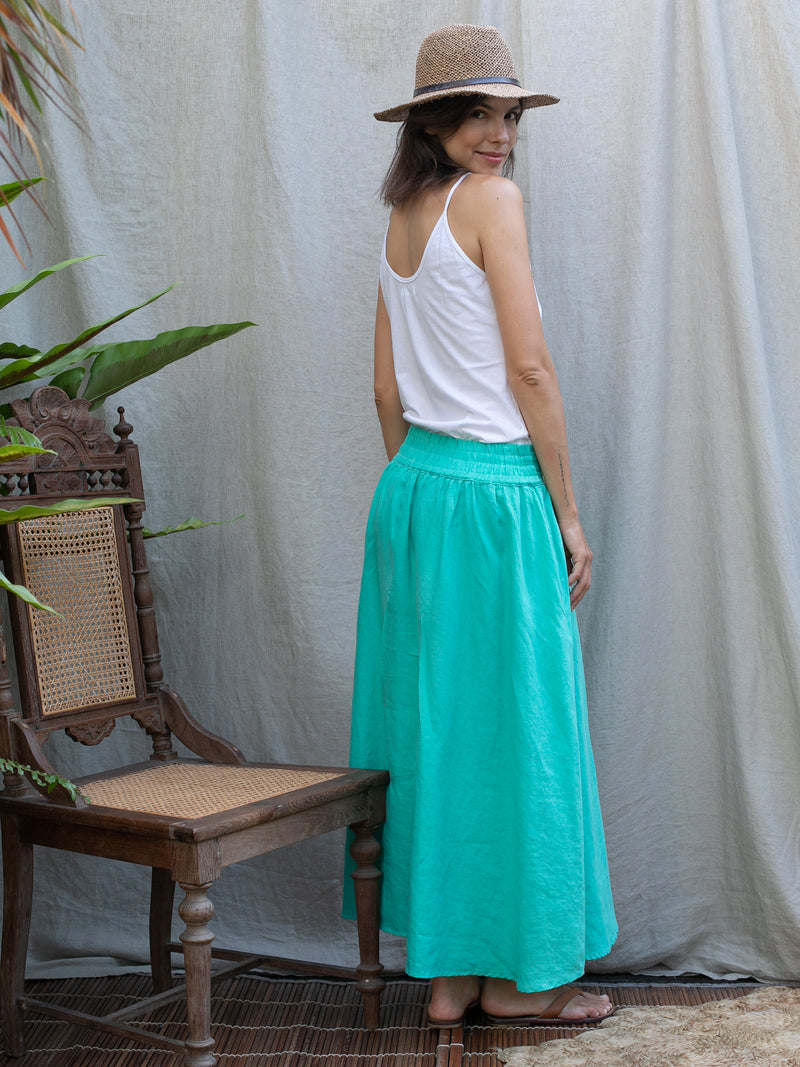 Long Skirt - Emerald