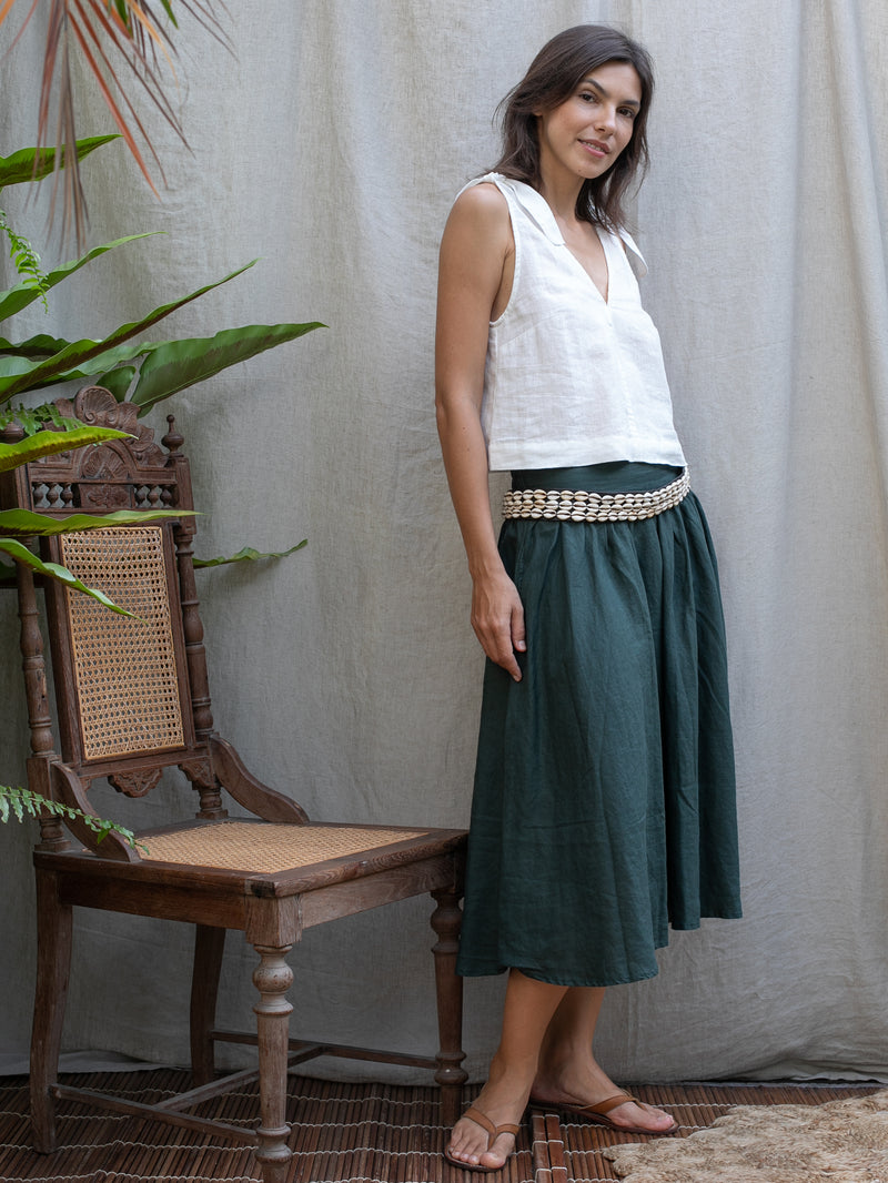 Short Skirt - Pine Green