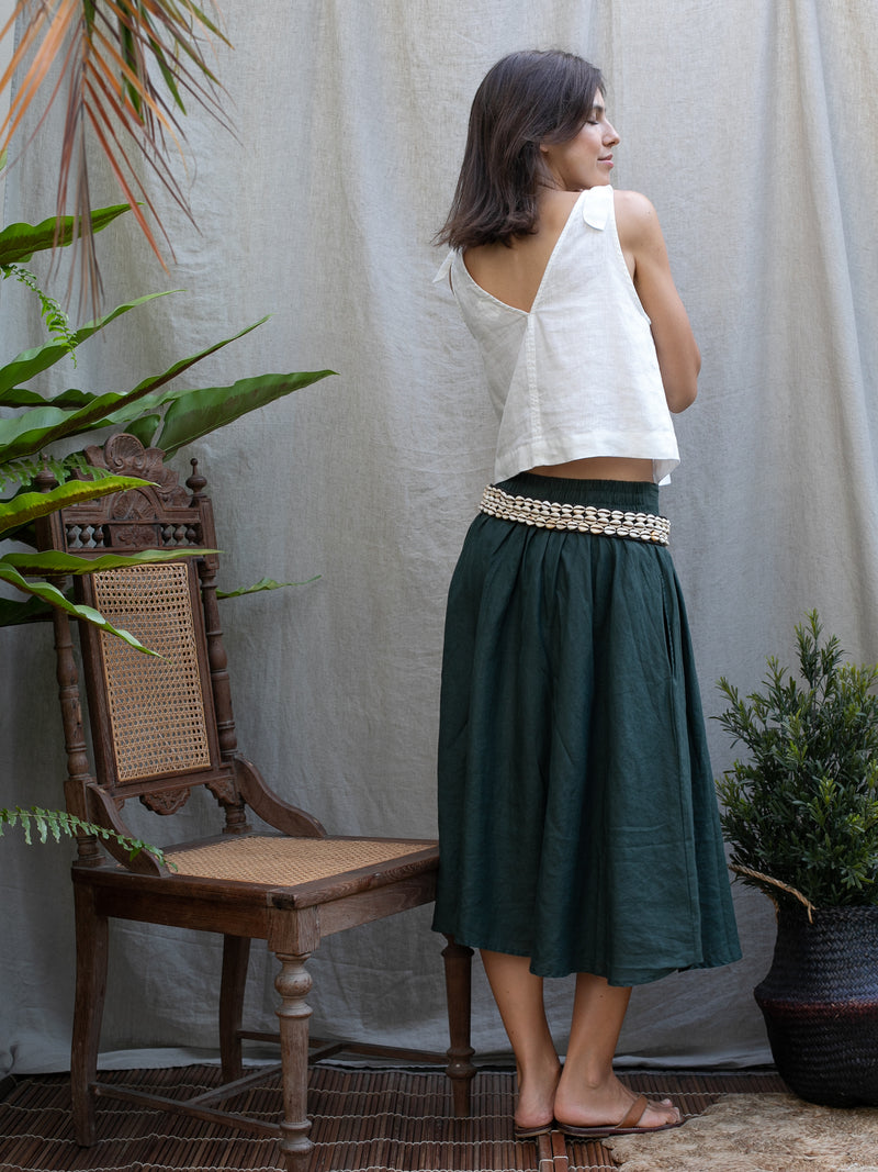 Short Skirt - Pine Green