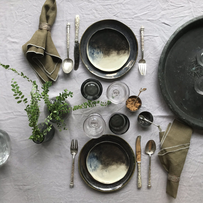 Linen Tablecloth - Cloud Grey