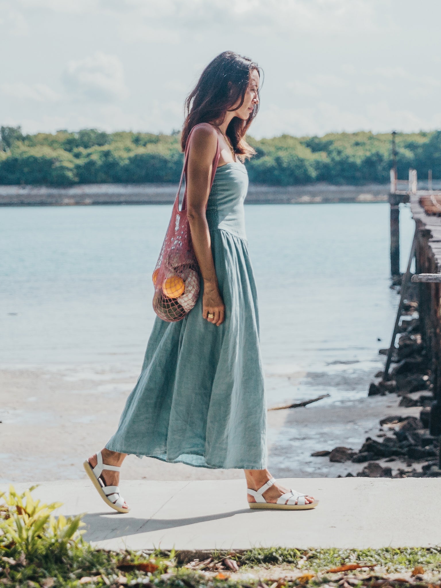 Strapless Dress Zinc Blue EDITION LIMITEE Singapore