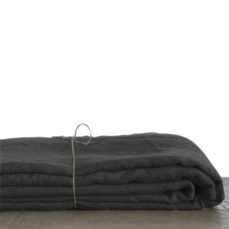 Linen Tablecloth - Black